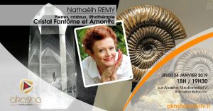 Nathaëlh Remy | Cristal fantôme et Amonite